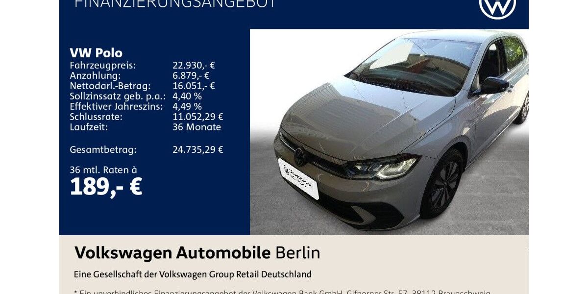 VW Polo 10.671 km 22.930 &euro; Berlin 10587