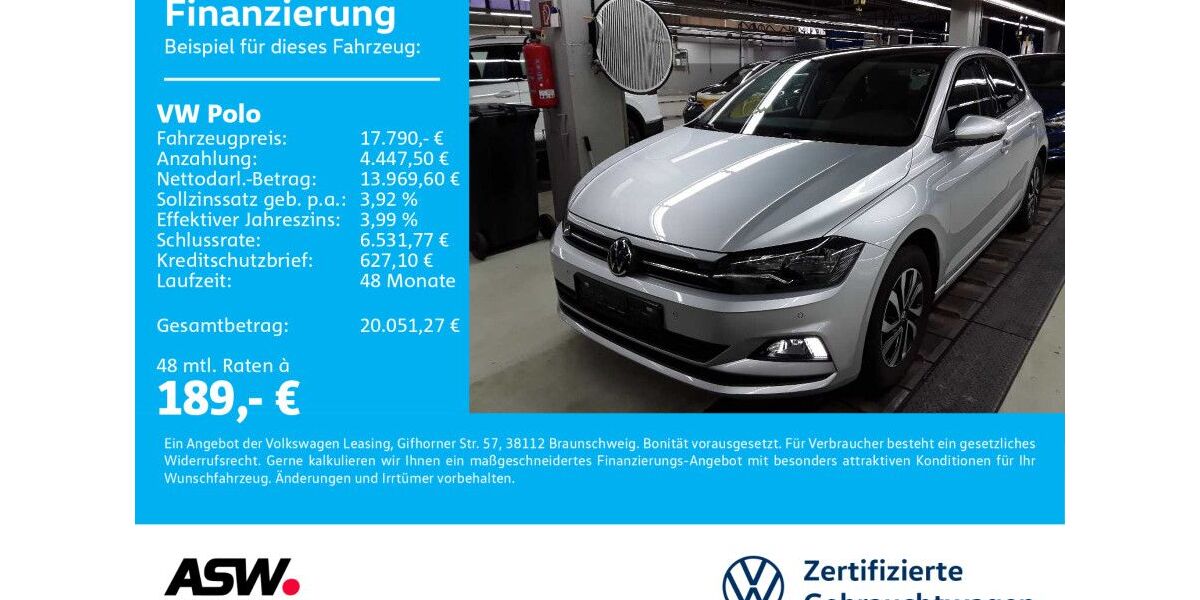 VW Polo 49.990 km 17.790 &euro; Neckarsulm 74172
