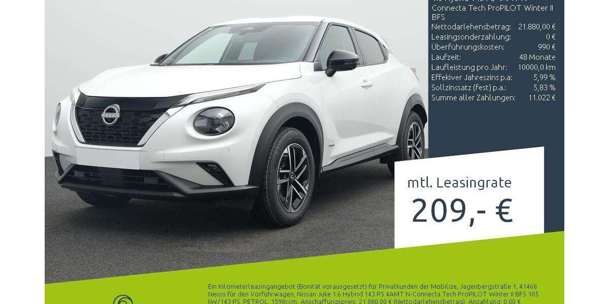 Nissan Juke 20.000 km 21.880 &euro; Münster 48163