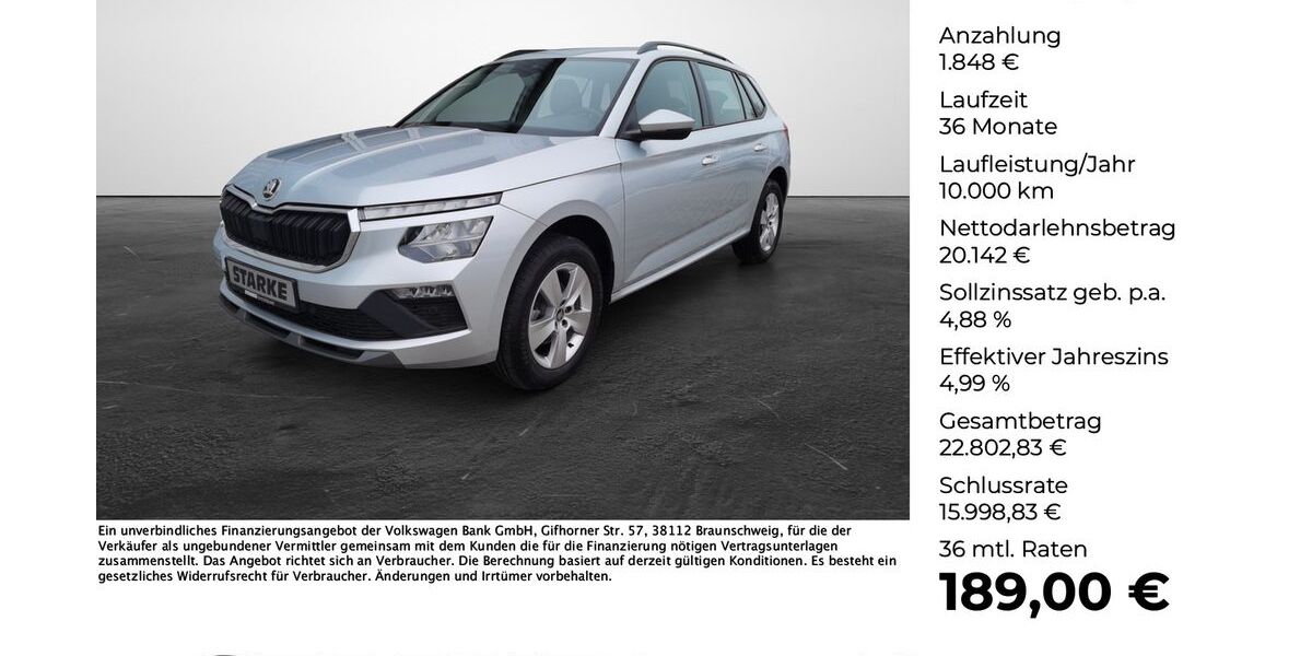 Skoda Kamiq 16.822 km 21.990 &euro; Georgsmarienhütte 49124