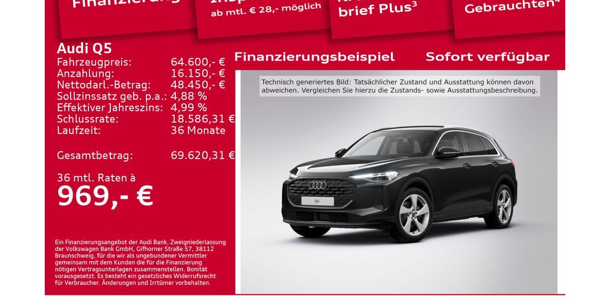 Audi Q5 6.001 km 64.600 € Berlin 12489