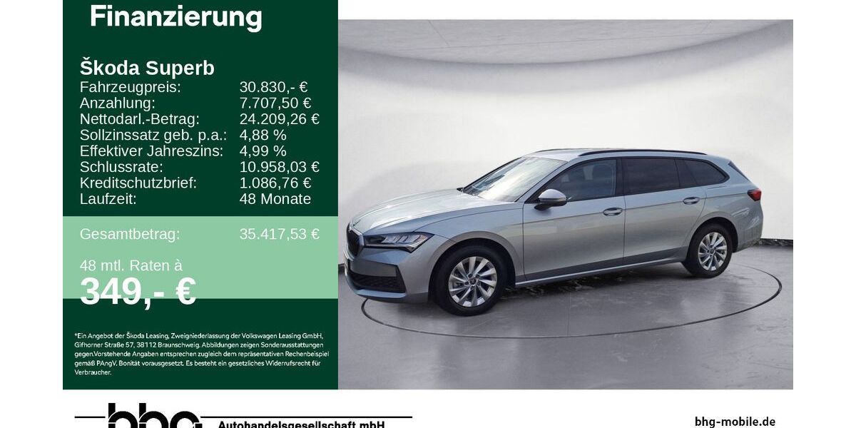 Skoda Superb 20.668 km 30.830 &euro; Ettlingen 76275