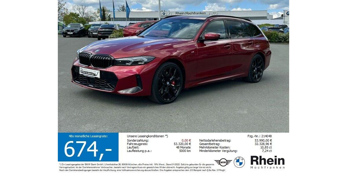 BMW 330 17.052 km 52.990 &euro; Hof 95032