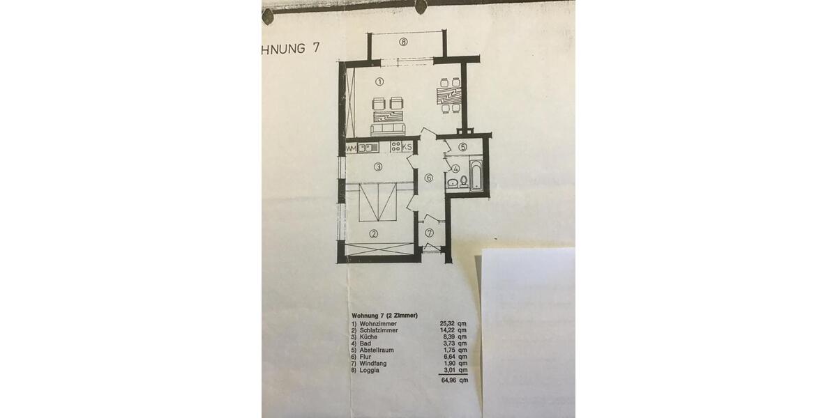 Erdgeschoßwohnung Husum - 2 Zimmer, 65 m&sup2;, 180.000&euro; | Angebot:27157055