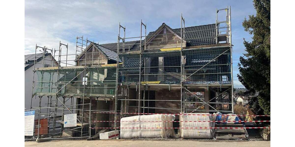 Rohbau Bes. am Sa. 27.12. 10:00-11:00 Uhr: TOP DHH in Renningen-Malmsheim - Einzug Mitte 2026! 6 zimmer