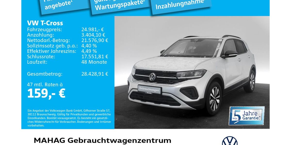VW T-Cross 4.135 km 24.981 &euro; München 80935