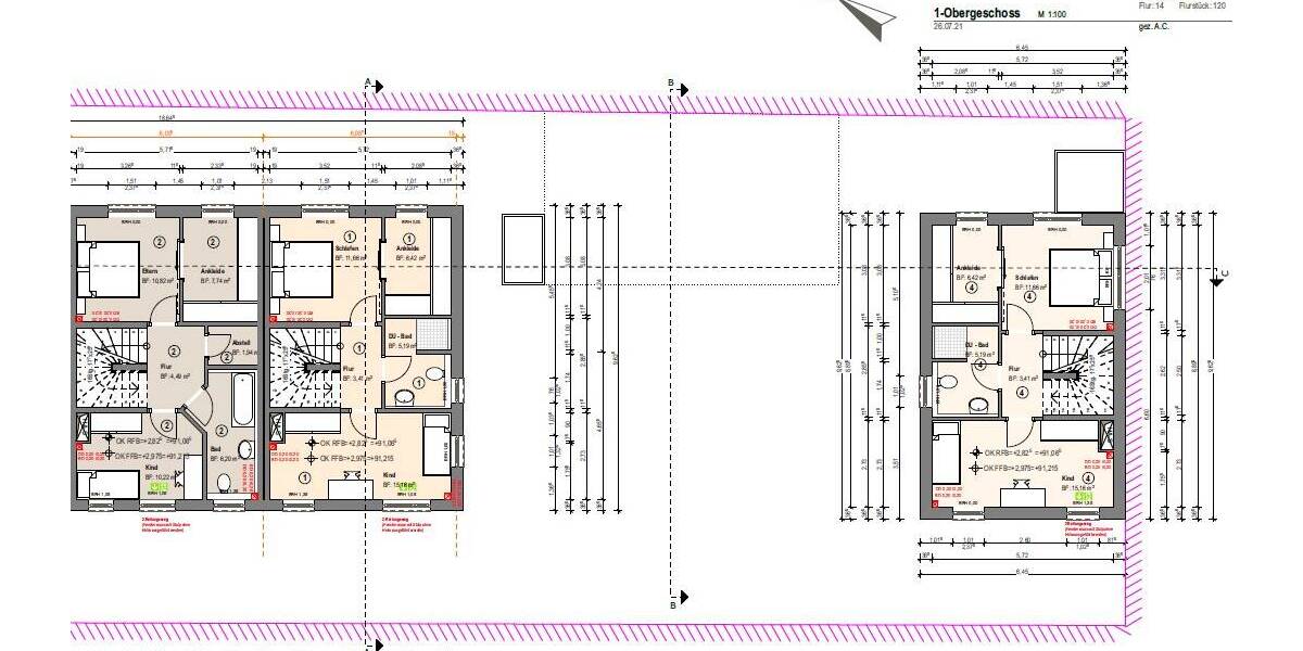 Reihenendhaus Biebesheim am Rhein - 3 Zimmer, 101 m&sup2;, 399.600&euro; | Angebot:25778263