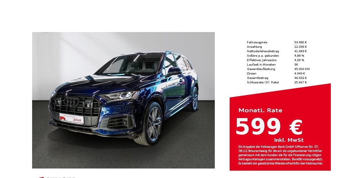 Audi Q7 84.200 km 52.880 &euro; Lübeck 23556