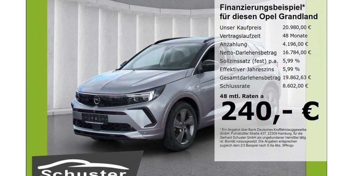 Opel Grandland (X) 65.006 km 20.480 &euro; Ruhstorf 94099