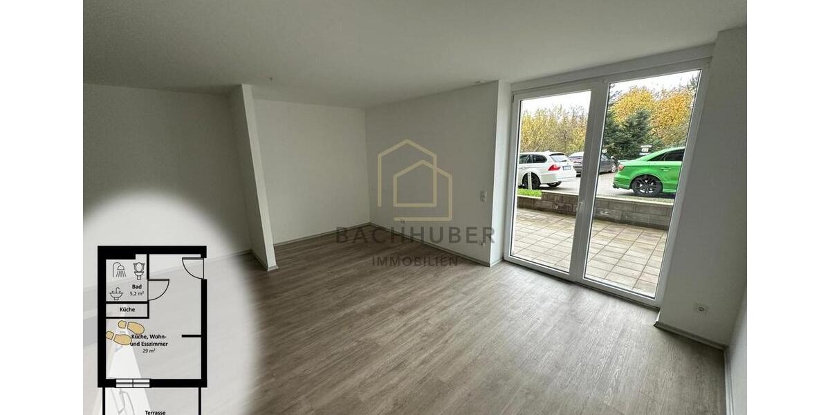 Moderne, barrierefreie 1-Zimmer-Wohnung mit Terrasse in Nabburg – ideal für jedes Alter 1 zimmer