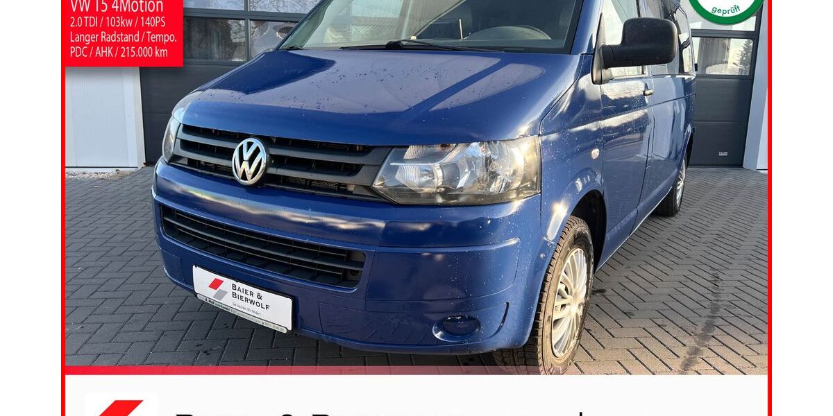 VW T5 Transporter 215.000 km 17.990 &euro; Coswig 01640