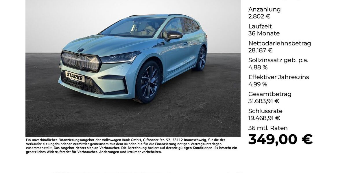 Skoda Enyaq 73.604 km 30.645 &euro; Osnabrück 49078