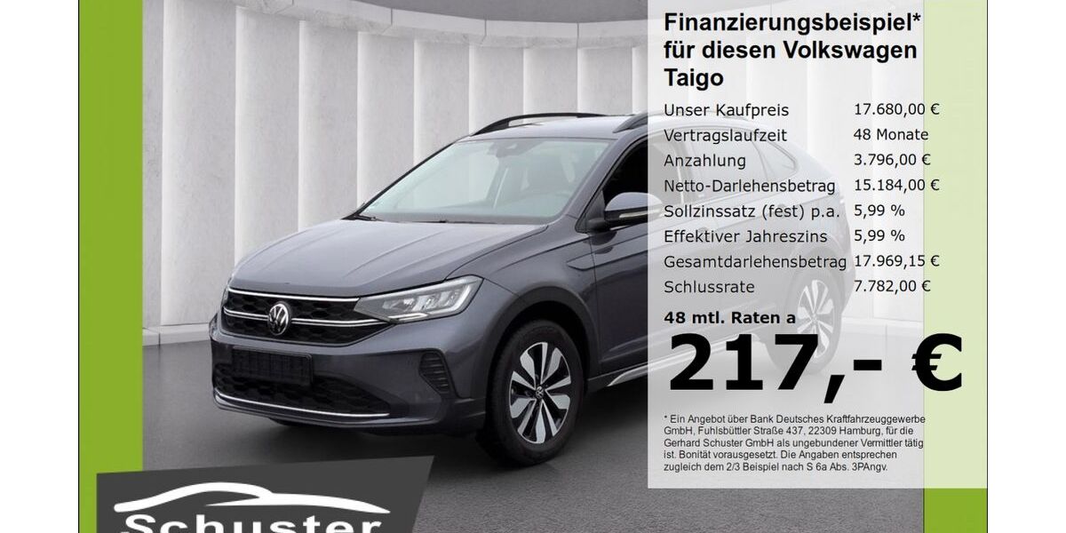 VW Taigo 24.316 km 18.980 &euro; Ruhstorf 94099