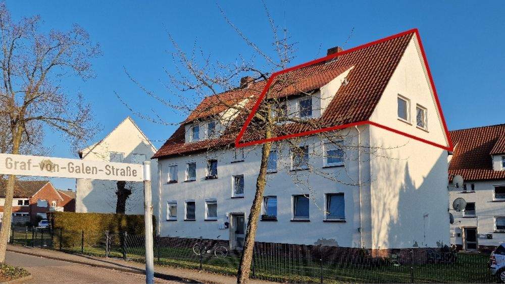 Etagenwohnung Vechta - 3 Zimmer, 52 m&sup2;, 145.000&euro; | Angebot:25673645