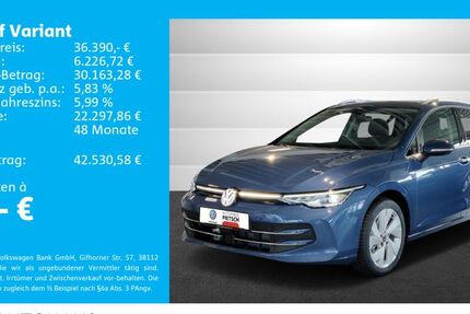 VW Golf 8.000 km 36.390 &euro; Melle 49324