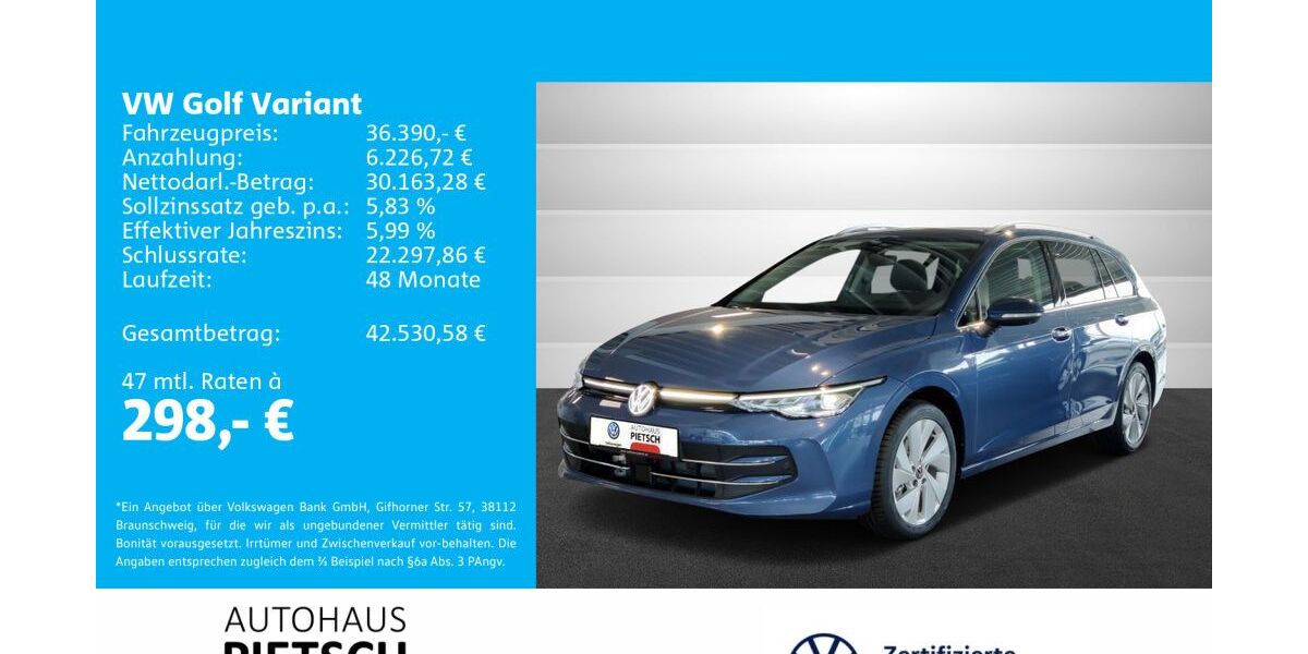 VW Golf 8.000 km 36.390 &euro; Melle 49324