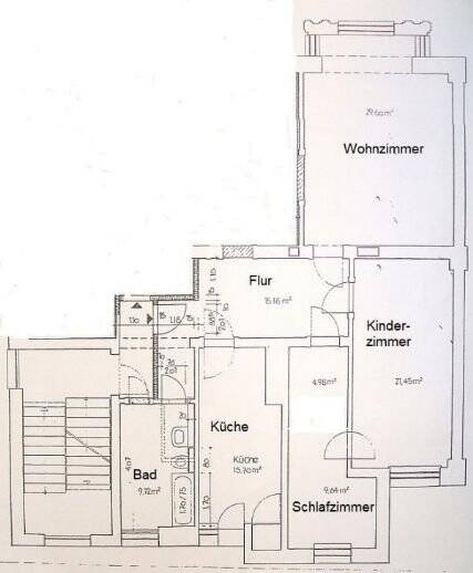 Etagenwohnung Pirna Copitz - 3 Zimmer, 106 m&sup2;, 740&euro; | Angebot:26289739