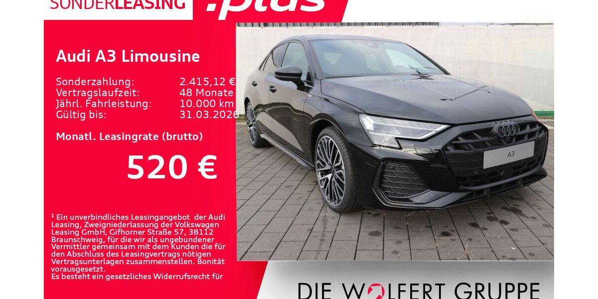 Audi A3 12.574 km 44.828 &euro; Großwallstadt 63868