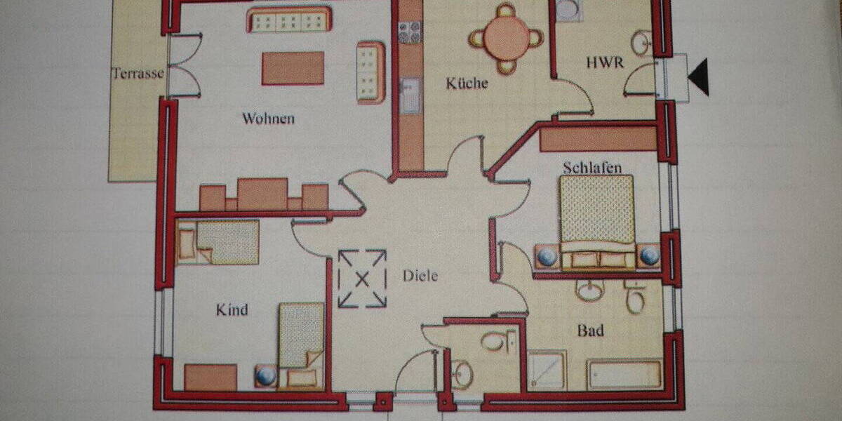 Bungalow Dornum Nesse - 3 Zimmer, 102 m&sup2;, 429.000&euro; | Angebot:26196789