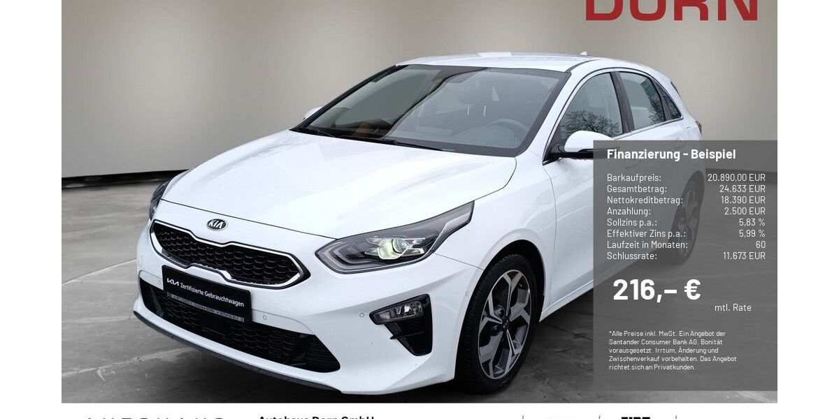 Kia ceed / Ceed 68.650 km 20.890 &euro; Landshut 84030