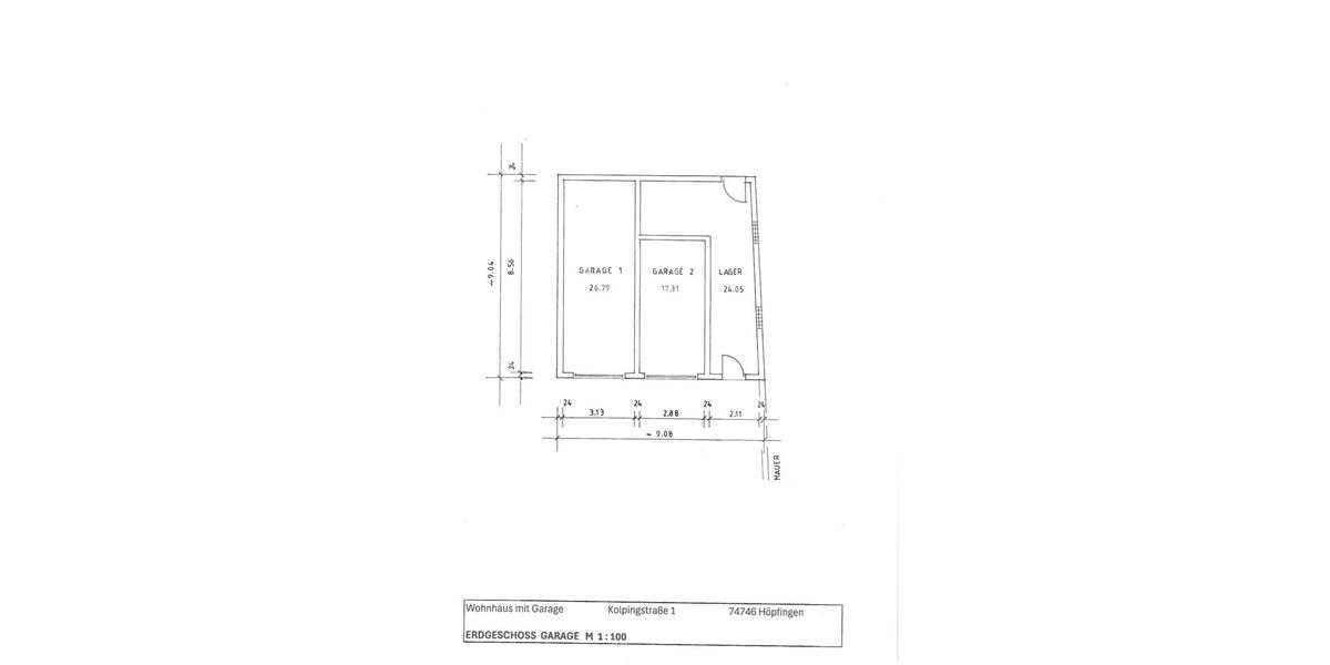 Einfamilienhaus Höpfingen - 3 Zimmer, 82 m&sup2;, 165.000&euro; | Angebot:27026840