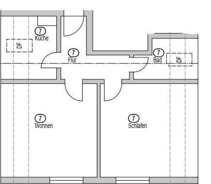 Dachgeschoßwohnung Villingen-Schwenningen Schwenningen - 2 Zimmer, 50 m&sup2;, 550&euro; | Angebot:26326696