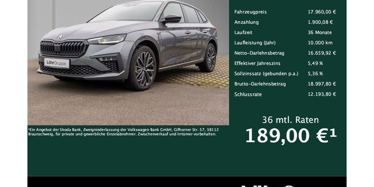 Skoda Scala 13.019 km 17.960 &euro; Trier 54292