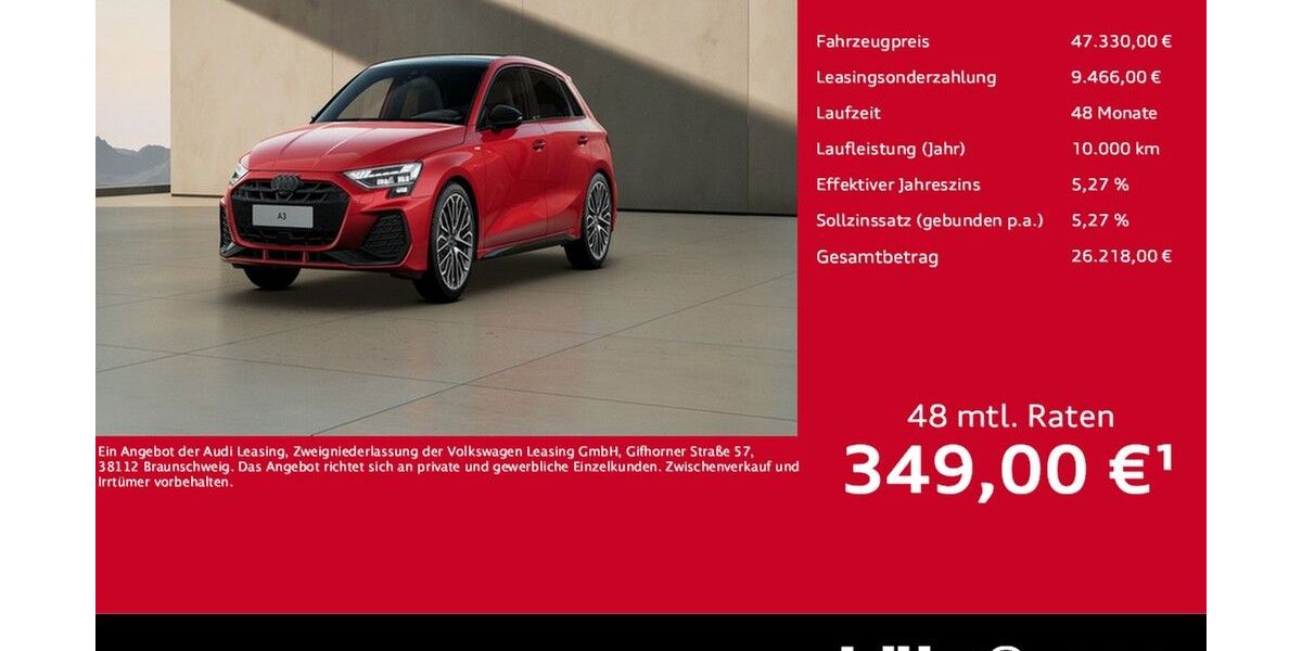 Audi A3 3.500 km 47.330 &euro; Meckenheim / Bonn 53340