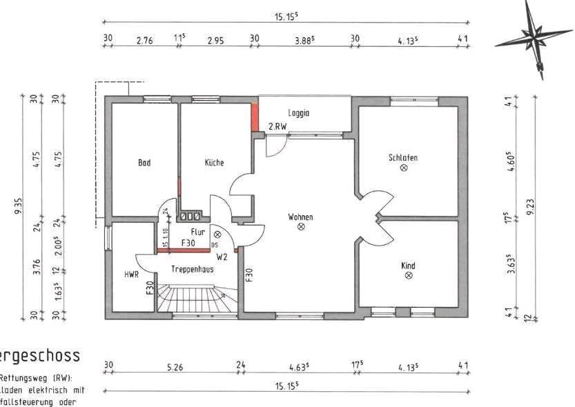 Etagenwohnung Rahden - 3 Zimmer, 103 m&sup2;, 1.000&euro; | Angebot:26135860