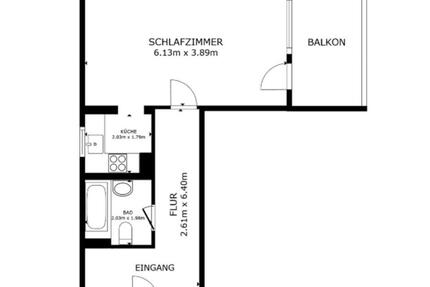 Wohnung Flensburg Fruerlund - 1 Zimmer, 45 m&sup2;, 697&euro; | Angebot:26347874