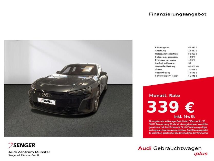 Audi RS e-tron GT 25.647 km 66.180 € Münster 48153
