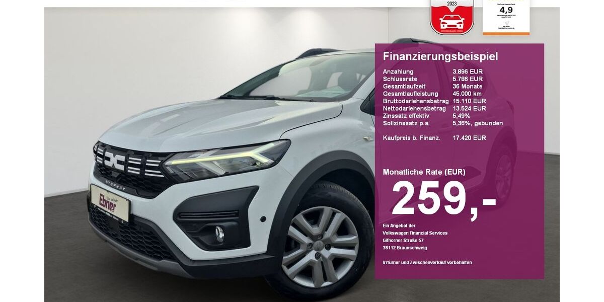 Dacia Sandero 10.500 km 17.420 &euro; Albbruck 79774