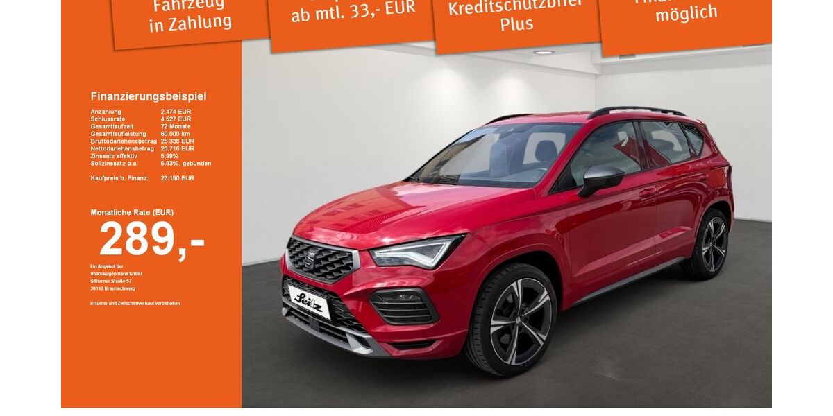 Seat Ateca 76.765 km 22.948 &euro; Kaufbeuren 87600