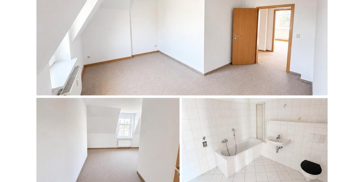 Dachgeschoßwohnung Oelsnitz (Vogtland) - 3 Zimmer, 83 m&sup2;, 280&euro; | Angebot:26698388