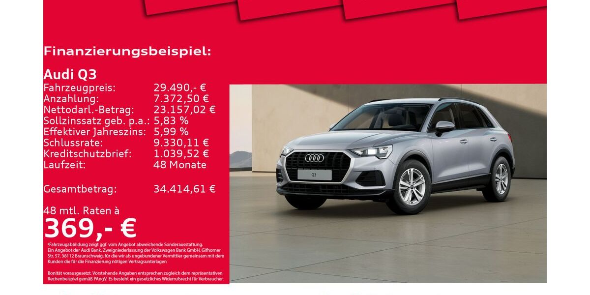 Audi Q3 55.654 km 29.490 &euro; Hannover 30179