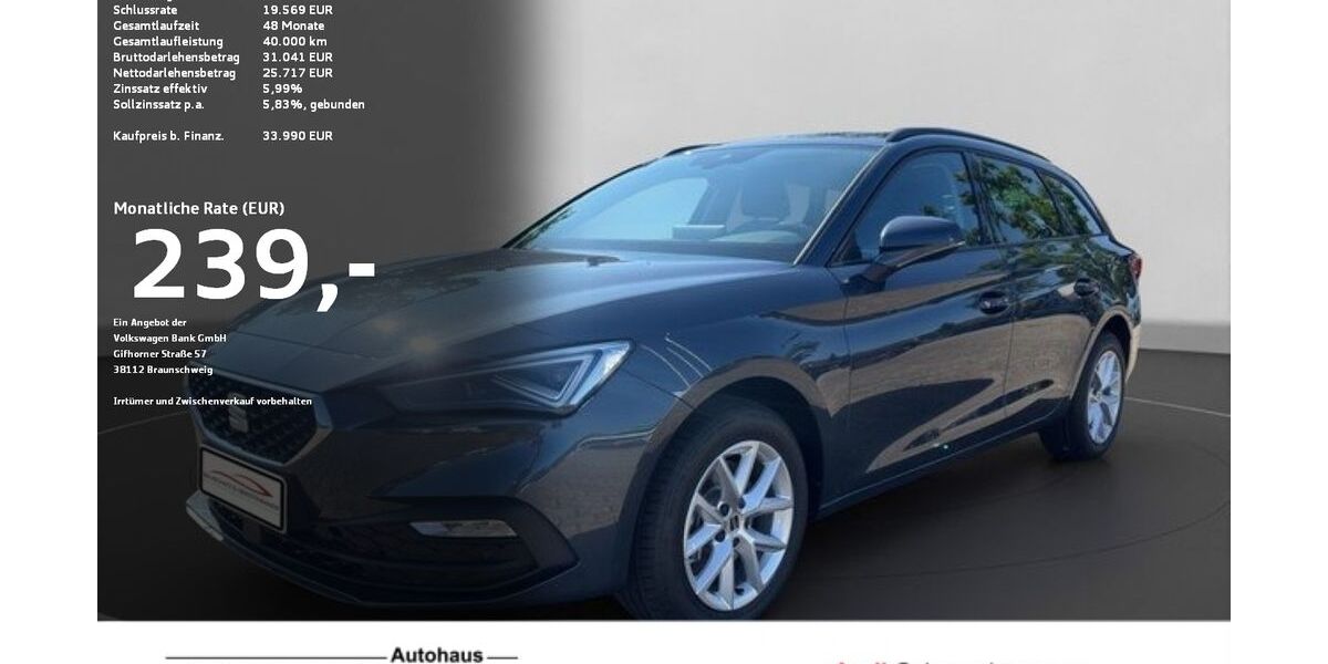 Seat Leon 19.300 km 33.990 &euro; Ravensburg 88214