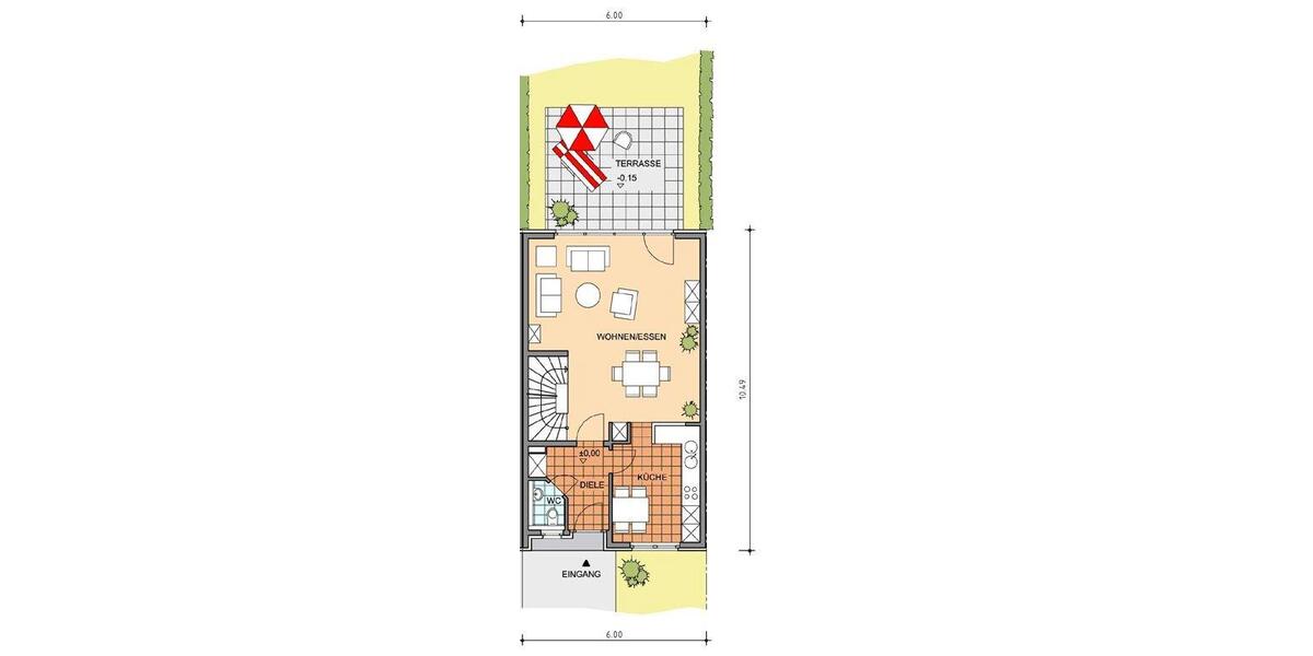 Reihenhaus Frechen - 5 Zimmer, 131 m&sup2;, 649.000&euro; | Angebot:26699738