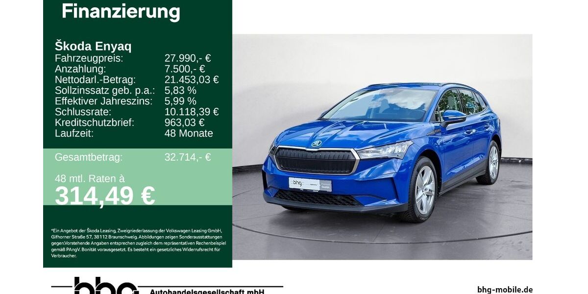 Skoda Enyaq 27.772 km 27.990 &euro; Bühl 77815