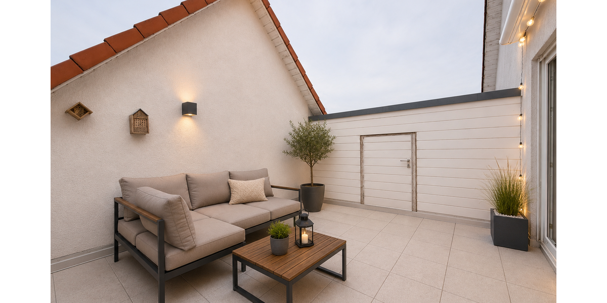 *Schöne DG-Maisonnette-Whg. mit gr. Terrasse und Fernblick* - Maisonettenwohnung Hofheim am Taunus | Angebot:27250189