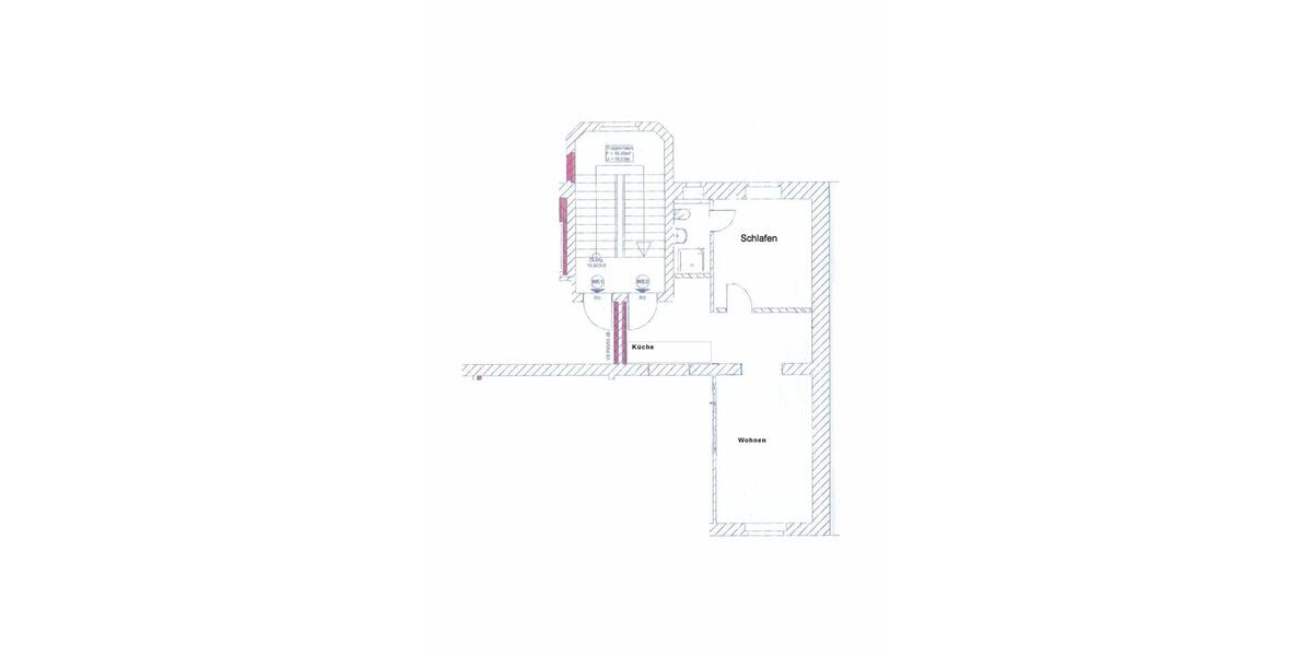 Etagenwohnung Meerane - 2 Zimmer, 44 m&sup2;, 250&euro; | Angebot:26697005