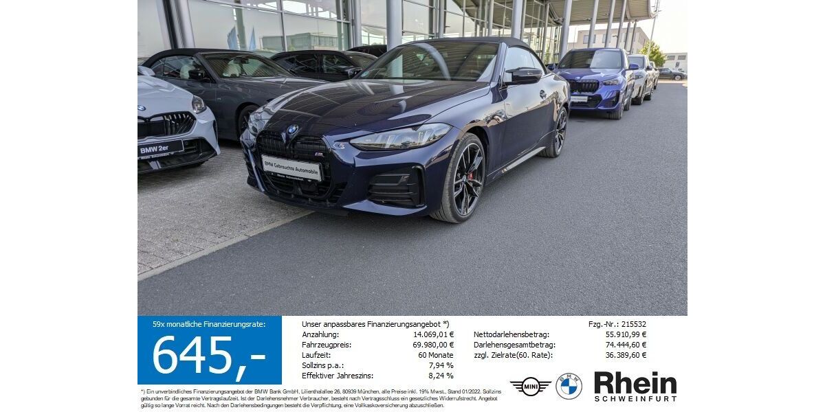 BMW M440 17.138 km 69.690 &euro; Schweinfurt 97424