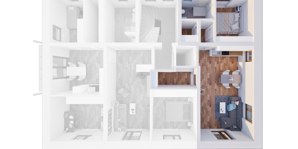 Dachgeschoßwohnung Hohenroth - 2 Zimmer, 61 m&sup2;, 200.508&euro; | Angebot:27114708