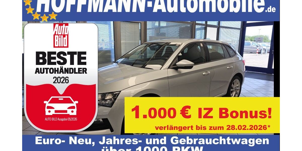 Skoda Scala 39.987 km 20.450 &euro; Wolfsburg-Heiligendorf 38444
