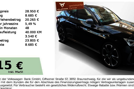Cupra Leon 26.650 km 28.950 &euro; Nürnberg 90441