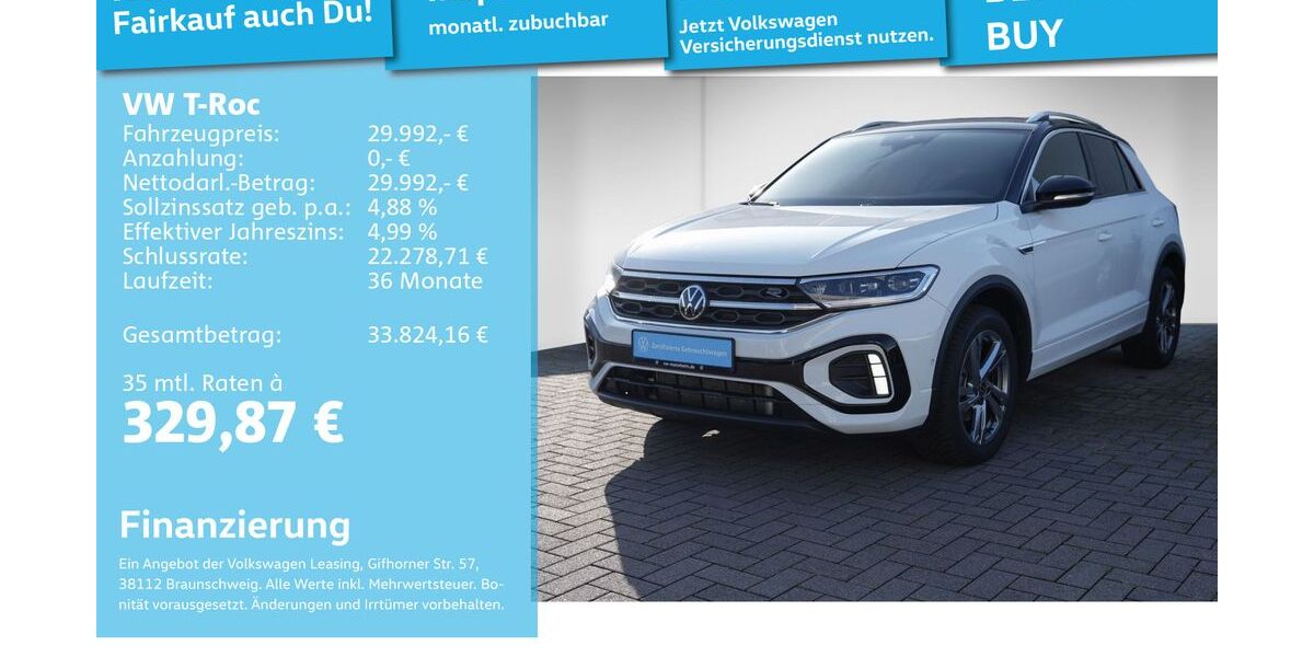 VW T-Roc 25.611 km 29.499 &euro; Mannheim 68309