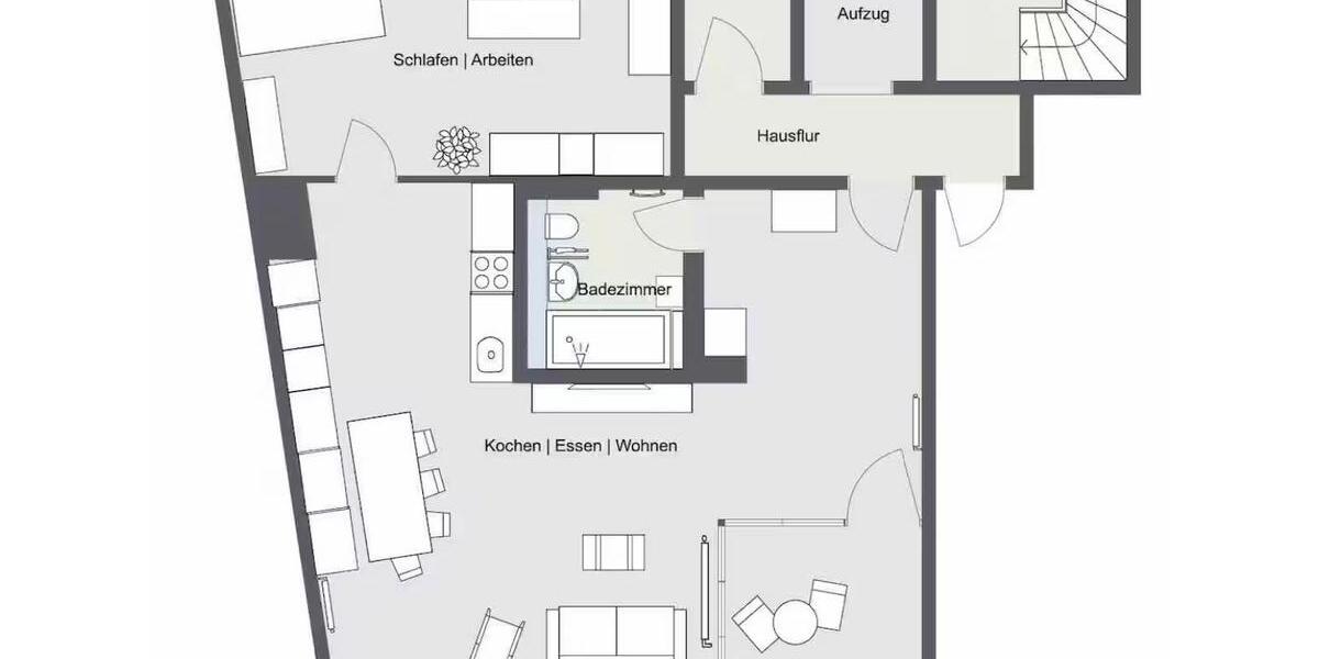 Einfamilienhaus Leipzig - 2 Zimmer, 75 m&sup2;, 1.950&euro; | Angebot:26413791