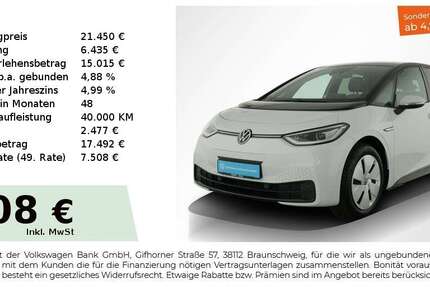 VW ID.3 19.974 km 21.450 &euro; Nürnberg 90441