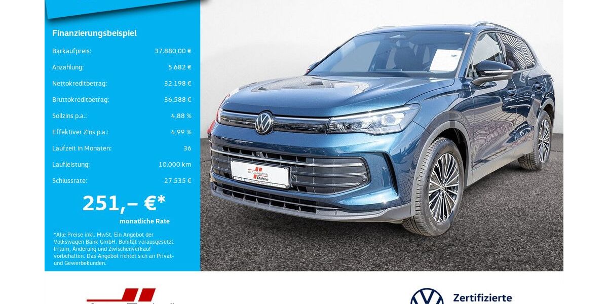 VW Tiguan 23.233 km 36.980 &euro; Brandenburg 14772