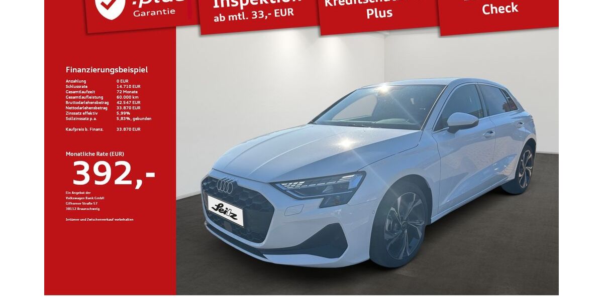 Audi A3 9.999 km 32.970 &euro; Lindenberg 88161