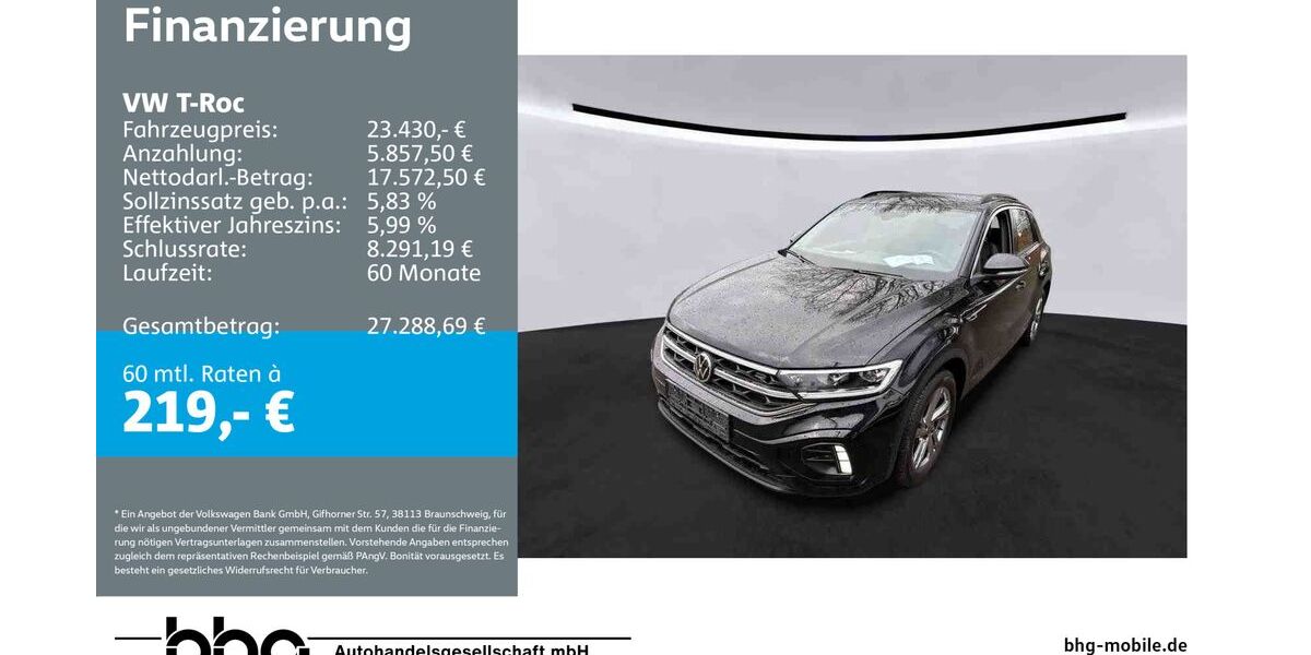 VW T-Roc 44.159 km 23.430 &euro; Freiburg 79115